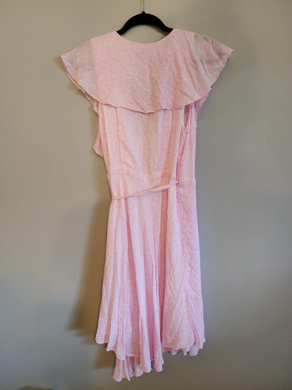 Draper James Light Pink Ruffle Wrap Mini Dress - Picture 8 of 9